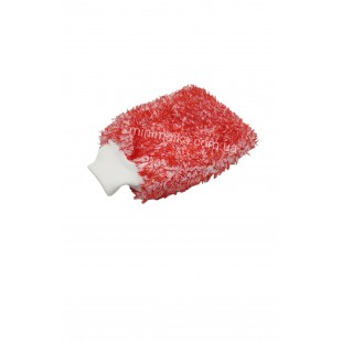 Перчатка для мойки авто Red