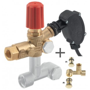 Регулятор давления интегрирован TECOMEC VRF-2P (байпас) для насоса Mazzoni, Interpump