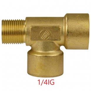 Тройник 3/8AG x 3/8IG x 1/4IG