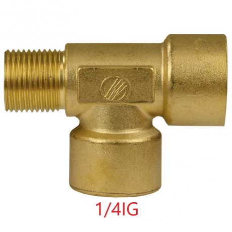 Тройник 3/8AG x 3/8IG x 1/4IG