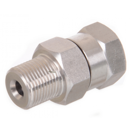 Поворотная муфта с резьбой 3/8 П / М нержавейка