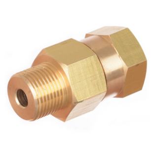 Поворотная муфта с резьбой 3/8 П / М латунь