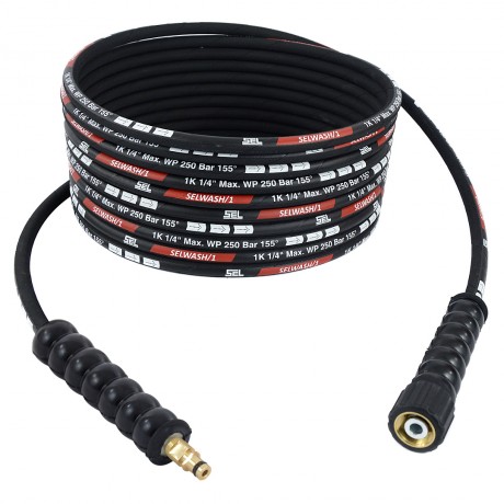 Шланг SEL для минимойки Karcher резьба М22х1,5 - Quick Connect 15 м Шланг SEL для минимойки Karcher резьба М22х1,5 - Quick Connect 15 м